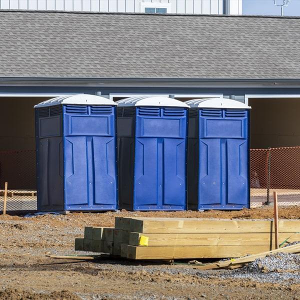 Heavy-duty construction site porta potty in Los Alamos, New Mexico